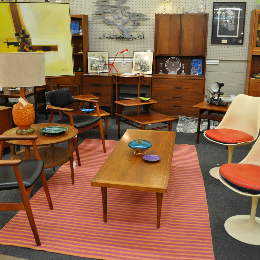 midcentury modern collections West End Antiques Mall